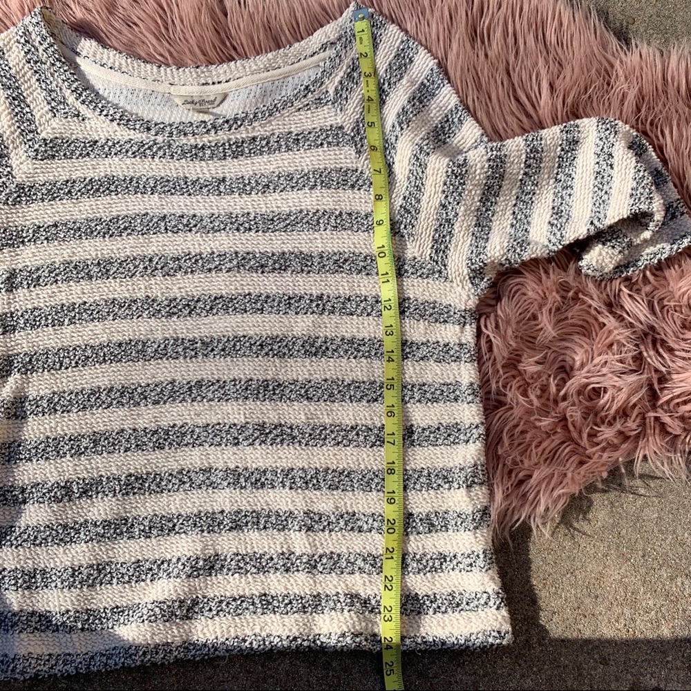 Lucky Brand • 3/4 sleeve cotton sweater. Size M - Picture 6 of 7